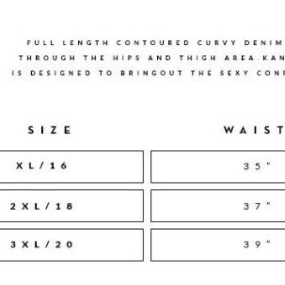 NEW! KanCan USA Leopard Detail Jeans 1X, 2X & 3X - Picture 12 of 12